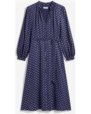 Hobbs Zia Dress - Blue