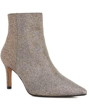 Dune Taupe Standard Fit Obsessively Mid Set Back Point Heeled Ankle Boots - Gray