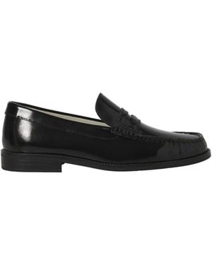 Jack & Jones Leather Penny Loafers - Black