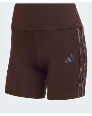 adidas All Over Print Bike Shorts - Purple