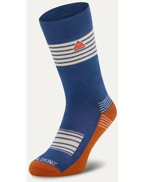 SealSkinz Wheatacre Lightweight Mid Length Hiking Socks - Blue