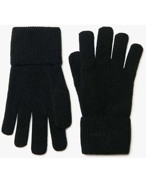 Superdry Heritage Rib Knit Gloves - Black