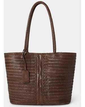 Osprey The Lima Leather Tote Bag - Brown