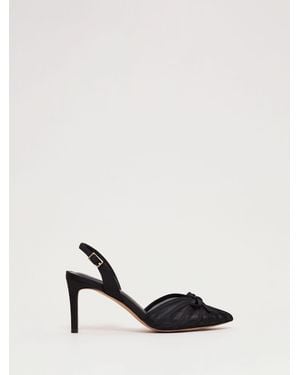 Phase Eight Grosgrain Slingback Shoes - Schwarz