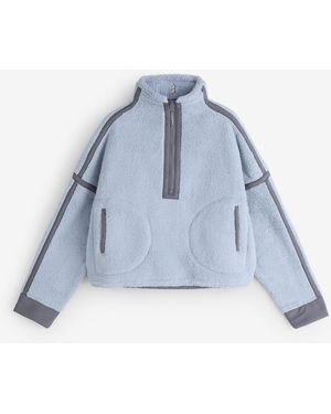 Fp Movement Free People Mountain High 1/2 Zip Fleece - Blue