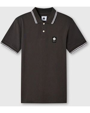 Pretty Green Rayner Short Sleeve Polo Shirt - Black