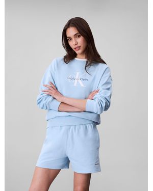Calvin Klein French Terry Shorts - Blue