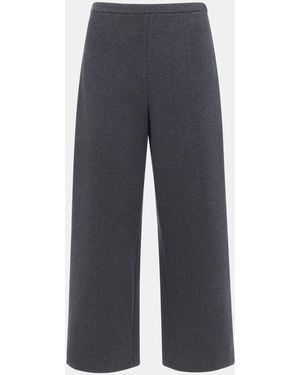 Whistles Camilla Wide Leg Pants - Blue