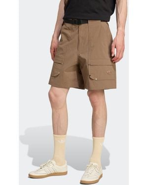 adidas Originals Premium Essentials Utility Cargo Shorts - Natural