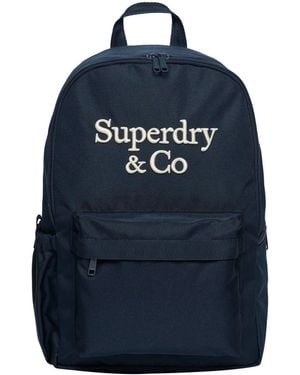 Superdry Company Logo Backpack - Blue
