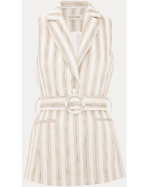 Phase Eight Tabitha Waistcoat - Natural