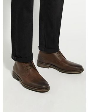 Dune Wide Fit Charleys Ankle Boots - Black