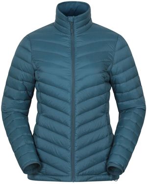 Mountain Warehouse Featherweight Water Resistant Down Jacket - Blue