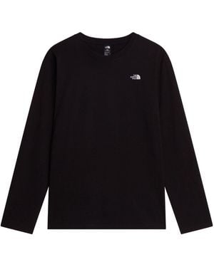 The North Face Essential Simple Dome Long Sleeve T-Shirt - Black