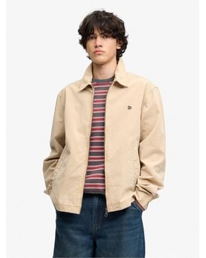 Superdry Lightweight Preppy Harrington Jacket - Natural