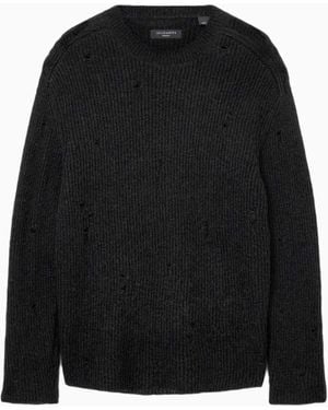 AllSaints Allsaints Edgin Crew Neck Jumper - Black