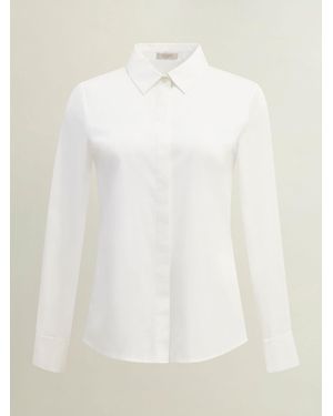Hobbs Victoria 100% Cotton Shirt - White