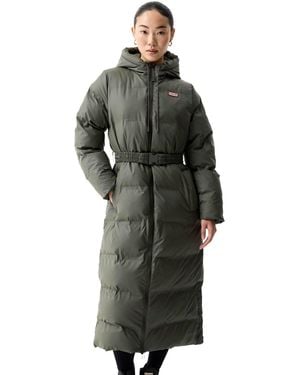 HUNTER Hutchison Sonic Long Puffer Jacket - Green