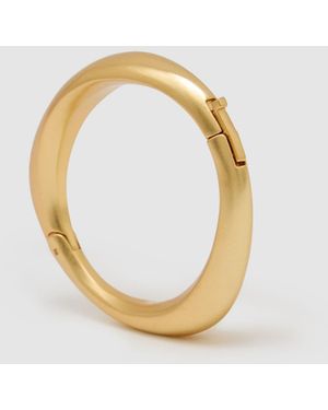 Reiss Sierra Curve Bangle Bracelet - Metallic
