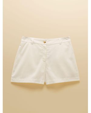 Joules Buttoned Tailored Short - Natural