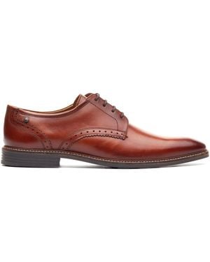 Base London Eton Schnürschuhe Aus Leder - Rot