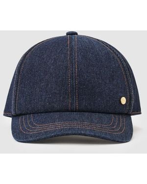 Reiss Daisy - Blue Denim Baseball Cap, One