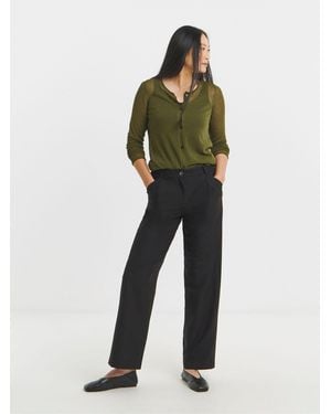 JD Williams Straight Leg Tailored Pants - Black