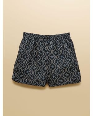 Joules Pull On Shorts With Linen - Multicolor
