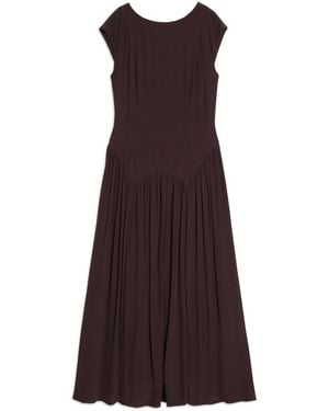 Albaray Dipped Drop Waist Maxi Dress - Purple