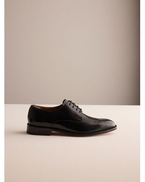 Next Signature Leather Sole Derby Shoes - Natural