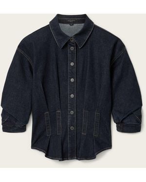 AllSaints Allsaints Nancy Denim Shirt - Blue