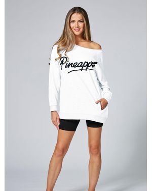 Pineapple Oversized Monster Sweatshirt - White