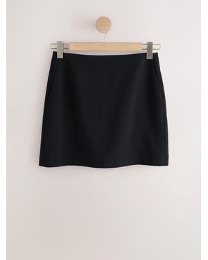 Next Tailored Mini Skirt - Black