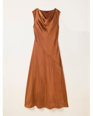 FatFace Fatface Liza Cowl Neck Maxi Dress - Brown