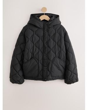 Next Lightweight Quilted Jacket - Black