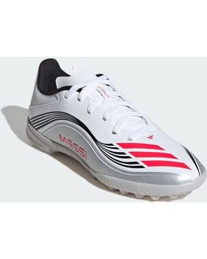 adidas F50 Messi League Turf Boots - White