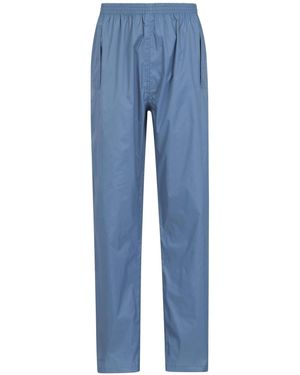 Mountain Warehouse Pakka Waterproof Over Trousers - Blue