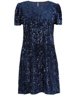 Yumi' Sequin Tunic Dress - Blue