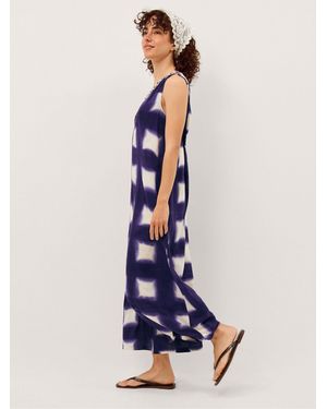 Monsoon Halia Artisanal Tie-Dye Jumpsuit - Blue