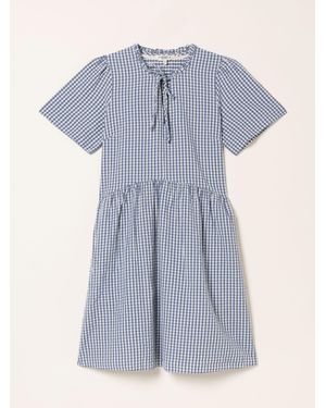 FatFace Fatface Immy Gingham Dress - Blue