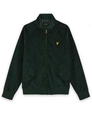 Lyle & Scott Corduroy Harrington Jacket - Green