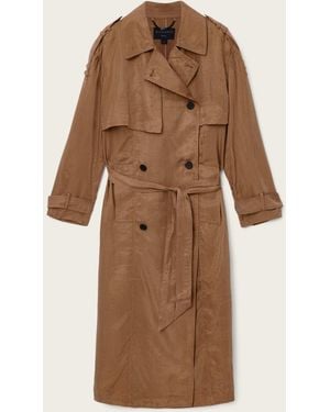 AllSaints Allsaints Linnie Trench Coat - Brown