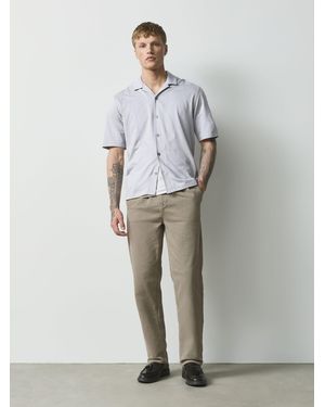 Next Jersey Geometric Print Shirt - Gray