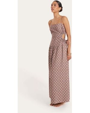 4th & Reckless Linen Cut Out Dress - Pink
