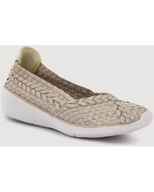 Pavers Stretch Fit Memory Foam Slip On Pumps - White