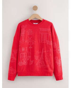 Next Embroidered Sweatshirt