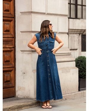 Levi's Western Denim Midi Dress Levis Denim Dress TikTok Shop Levi's Western Denim Midi Dress Levis Denim Dress TikTok Shop