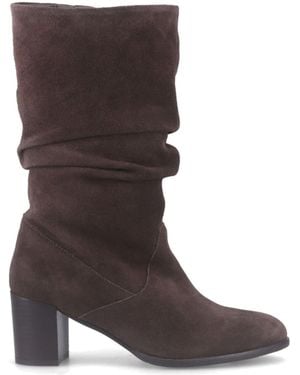 Hush Puppies Cosima Ruched Boot - Brown