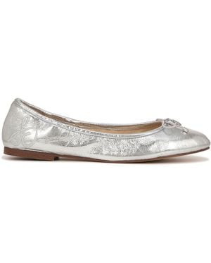 Sam Edelman Regular Fit Felicia Ballet Flats - White