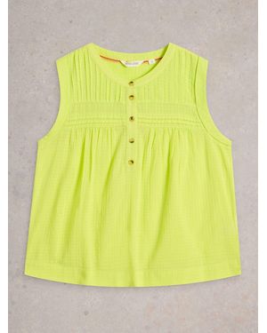 White Stuff Isla Mix Blouse - Yellow